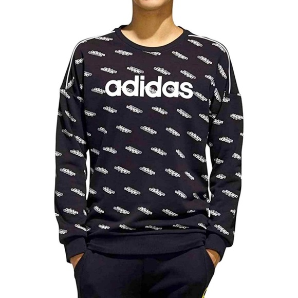 Adidas Favourites Crew Neck Sweatshirt men’s medium - Picture 1 of 7
